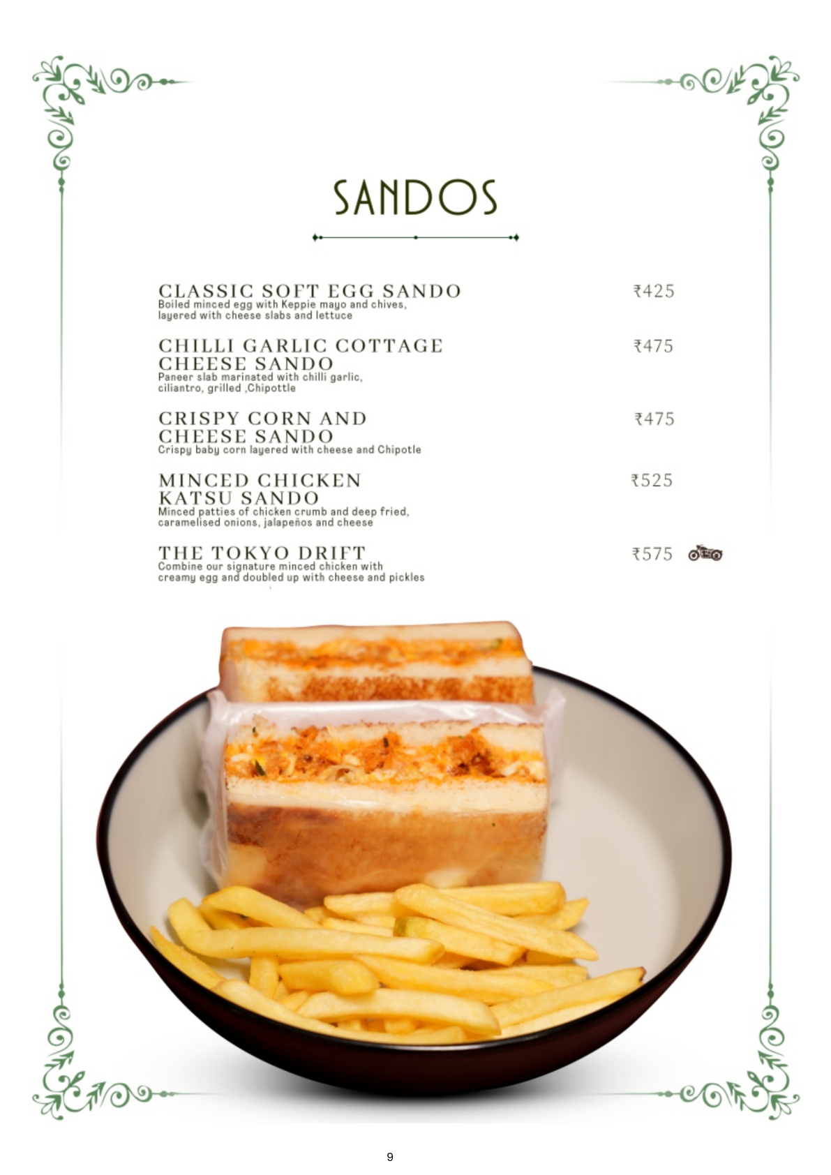 EBD Café Menu - Page 9